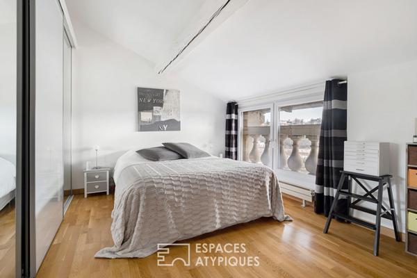 Duplex au dernier étage avec ascenseur