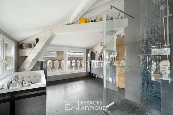 Duplex au dernier étage avec ascenseur