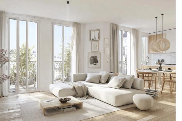 Villennes-sur-Seine – 4 pièces avec balcon et parkings