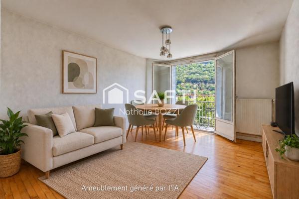 SAINT-ÉGRÈVE – FIANCEY | T3 traversant – Balcon – Vue montagnes