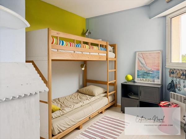 LA BAULE Appartement 2 pièces ,  Dernier étage ,  Vue mer et  parc ,  ascenseur, Résidence avec piscines