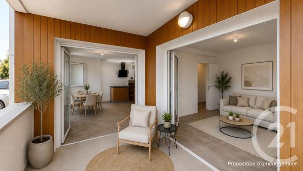 Appartement T3 à vendre  3 pièces - 52,23 m 2   ANGRESSE  - 40