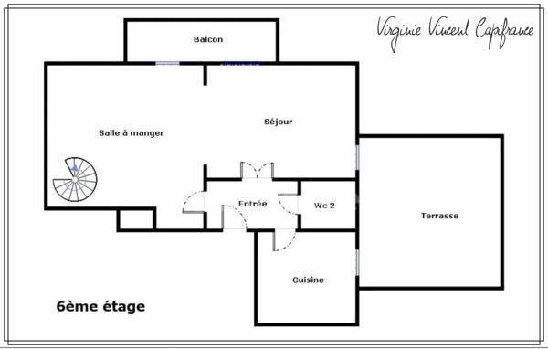 A vendre NOGENT SUR MARNE, Hôtel de Ville, appartement en duplex, 98 m2, 4 pièces, avec terrasse et balcon, en Résidence Séniors, services Hespérides