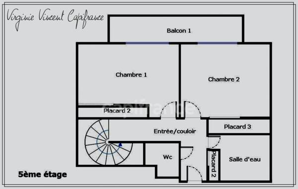 A vendre NOGENT SUR MARNE, Hôtel de Ville, appartement en duplex, 98 m2, 4 pièces, avec terrasse et balcon, en Résidence Séniors, services Hespérides