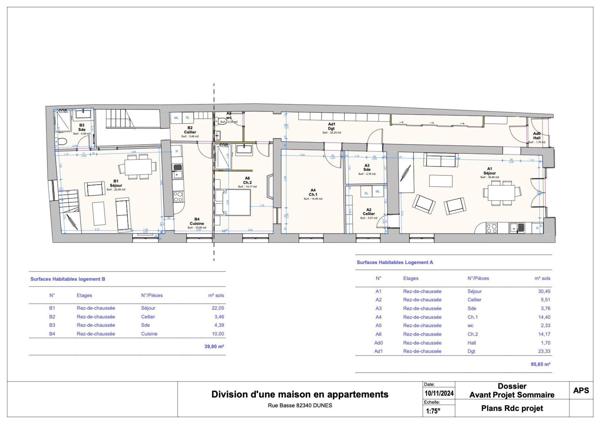Ensemble immobilier rénové à neuf – 2 logements indépendants