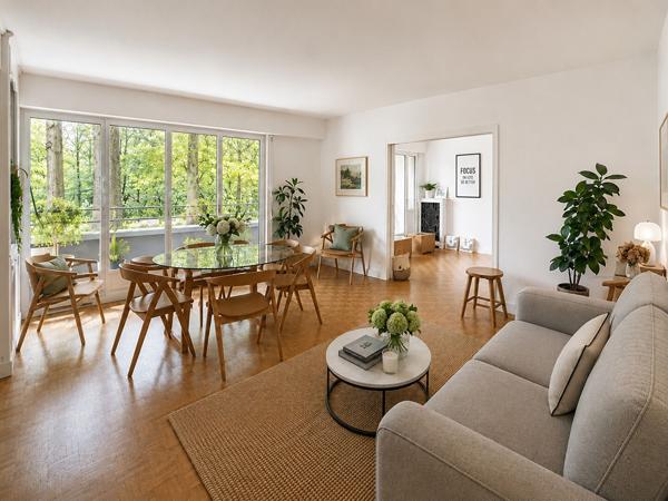 Face au Bois de Vincennes - Appartement familial de 100 m² avec balcon, box, cave et chambre de service, Vincennes 94300