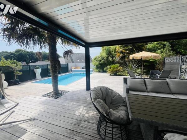 A VENDRE BAUD proche centre ville maison avec piscine -REF 40N