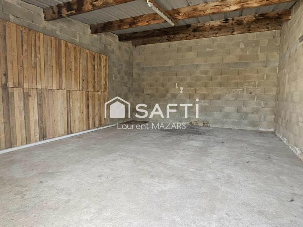 IMMEUBLE AVEC DEUX APPARTEMENTS, GARAGES, CAVES ET COUR PRIVATIVE.