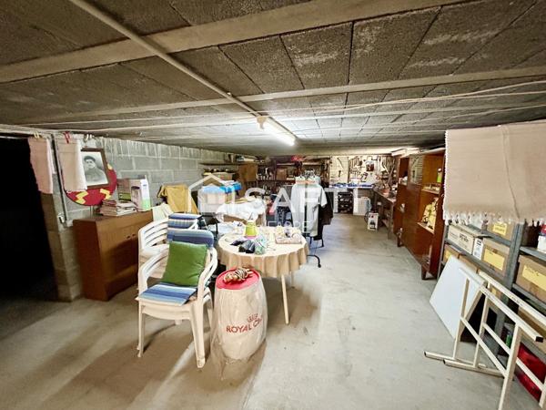 Maison salon salle manger 3 chambres, mezzanine, sous-sol complet, jardin, terrasse, garage