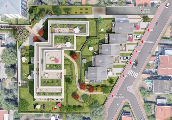 appartement T2 neuf à vendre  RUEIL MALMAISON (92), surface hab 52.13 m2 + terrasse et jardin.