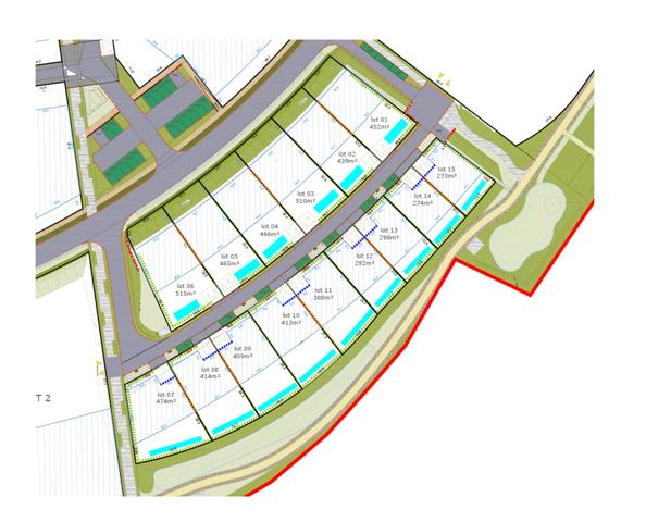 Terrain à vendre 515 m² Languidic