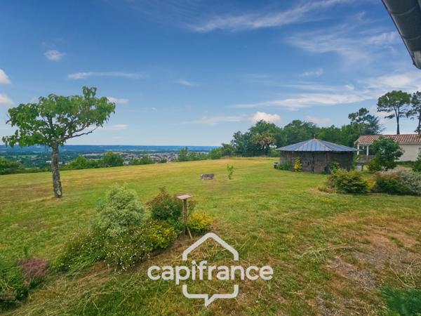 Maison familiale avec vue panoramique à Castelculier, 6 chambres, 235m² habitable, sous-sol 145m²