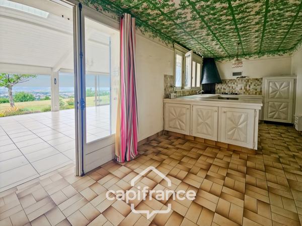 Maison familiale avec vue panoramique à Castelculier, 6 chambres, 235m² habitable, sous-sol 145m²