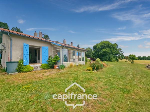 Maison familiale avec vue panoramique à Castelculier, 6 chambres, 235m² habitable, sous-sol 145m²