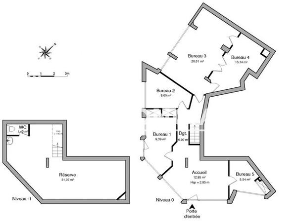 Location Local commercial 1 pièce 105.4 m² - AVENUE DE LA GARE Evian Les Bains 74500
