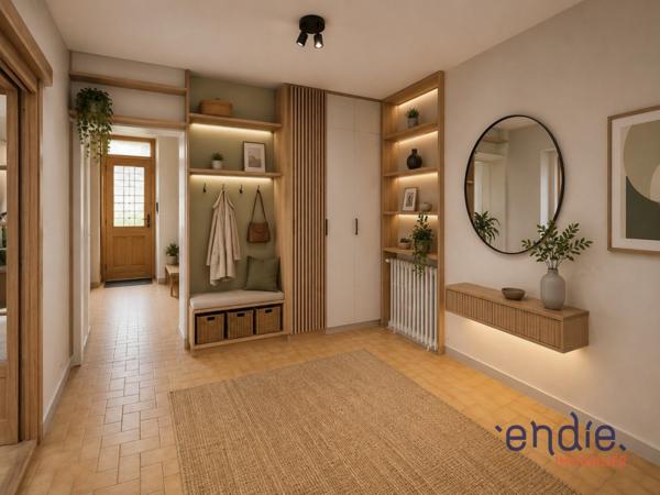 Maison familiale 3 chambres avec jardin et dépendances