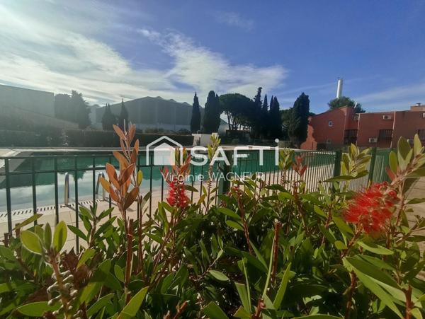 Appartement RDJ climatisé, terrasse Sud Est, emplacement véhicule privatif.