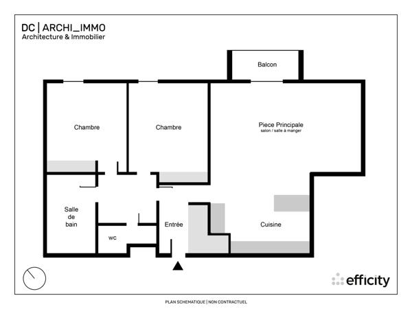 Appartement 3 pièces - 63 m² Exclusivité