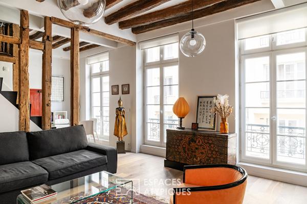 Duplex d’architecte proche de la Place des Vosges