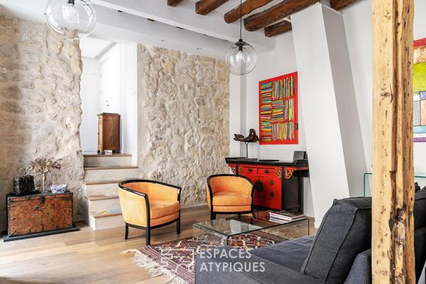 Duplex d’architecte proche de la Place des Vosges