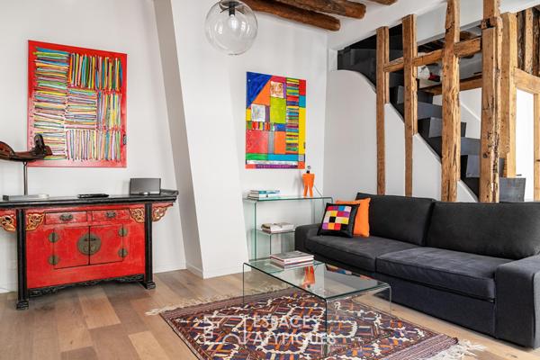 Duplex d’architecte proche de la Place des Vosges