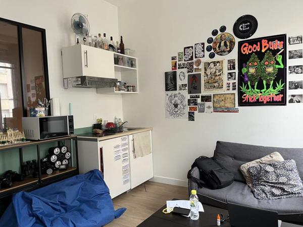 Appartement à vendre |  Villeurbanne |  1 pièce | 24 m²