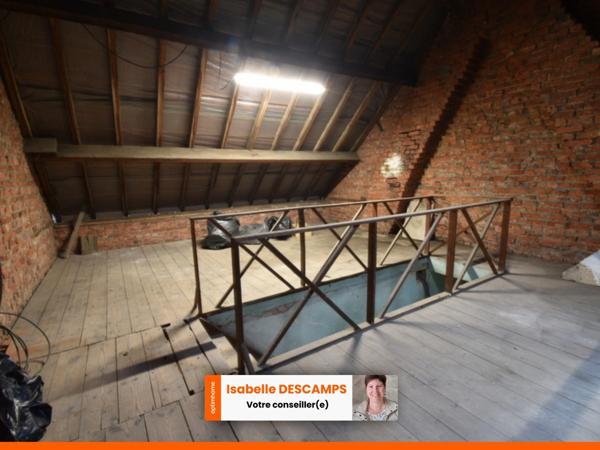 Maison à vendre à AUBY (59) - 2 chambres (poss 3) - Garage