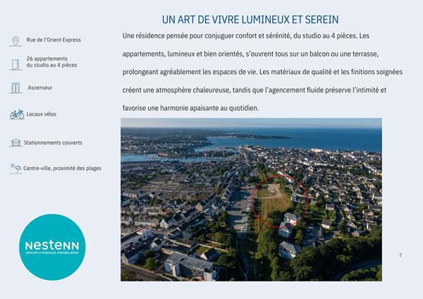 Programme neuf Les Amarres : T1 de 29.88 m² avec terrasse