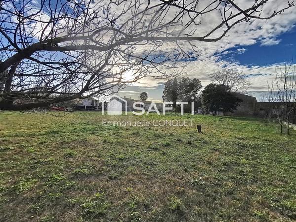 Terrain constructible viabilisé de 500m²
