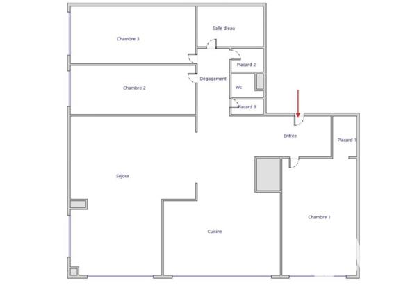 Appartement à vendre 4 pièces 83 m² Pontoise