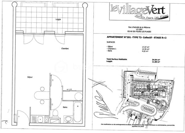 Appartement de 34,04 m²
