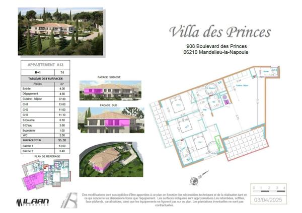 Superbe Appartement T4 + garage