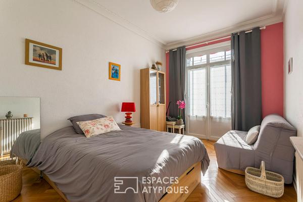 Appartement avec balcon en dernier étage avec vue Fourvière