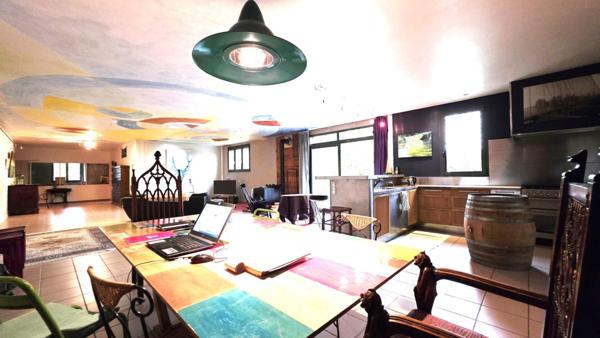 MAISON 401M² DE PLAIN PIED STYLE LOFT ATELIER JARDIN