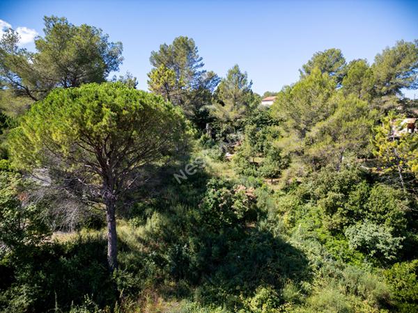 Terrain constructible 1323 m², PC 213 m², piscine