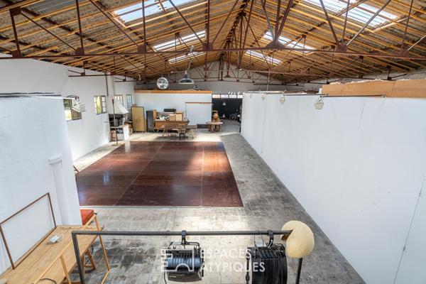 Loft atelier résidentiel en plein centre