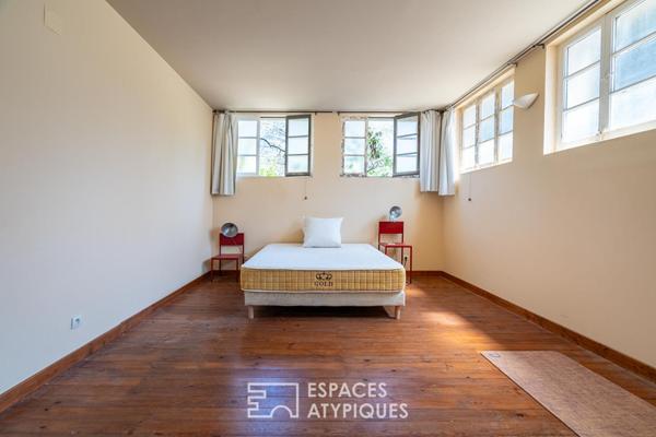 Loft atelier résidentiel en plein centre