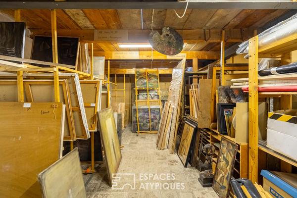 Loft atelier résidentiel en plein centre