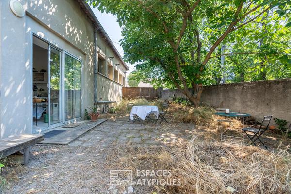 Loft atelier résidentiel en plein centre