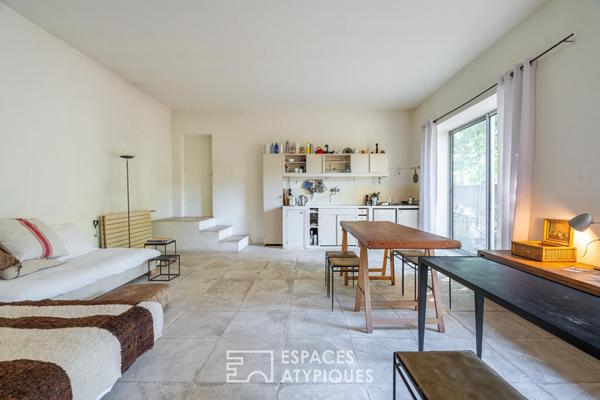 Loft atelier résidentiel en plein centre