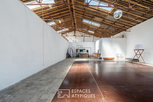 Loft atelier résidentiel en plein centre