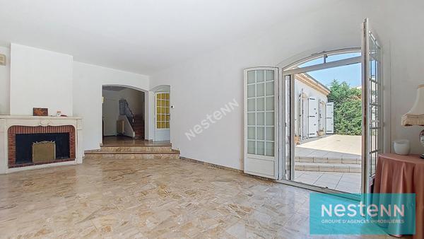 Maison Istres 7 pièce(s) 168 m2, 5 chambres dont 3 au rdc, jardin et double garage