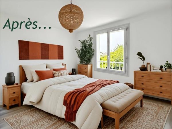 SAINT NAZAIRE PROCHE MER ET PARC PAYSAGER MAISON A VENDRE 3 CHAMBRES - EVOLUTIVE - JARDIN CLOS