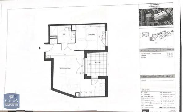 Appartement à louer 2 pièces 46.07m² Marseille 11e Arrondissement (13011)