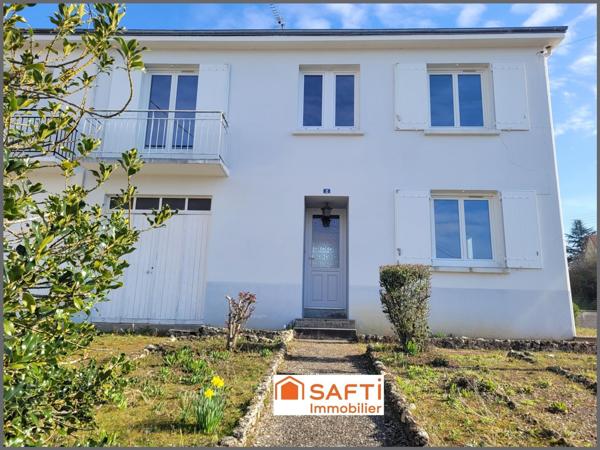 MAISON 3ch + Garage + Cabanon + Jardin + Parking