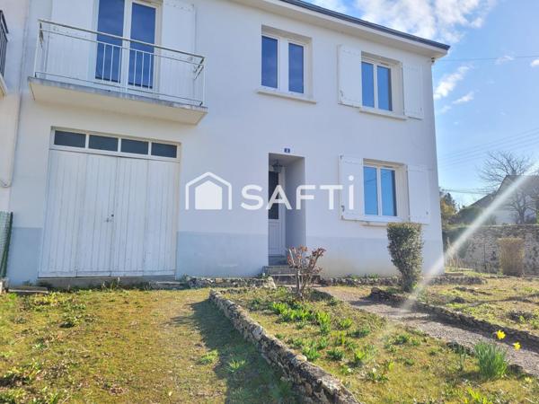 MAISON 3ch + Garage + Cabanon + Jardin + Parking