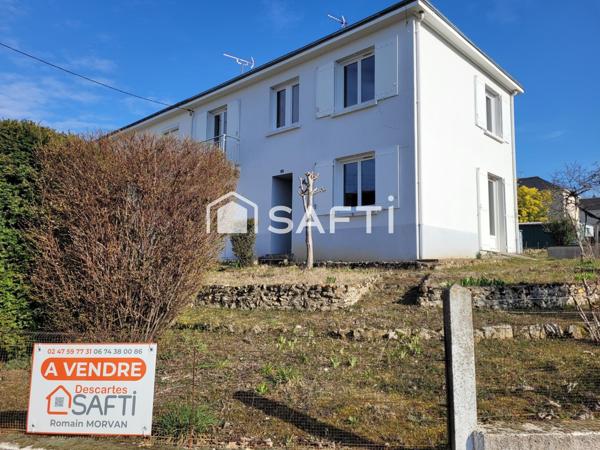 MAISON 3ch + Garage + Cabanon + Jardin + Parking