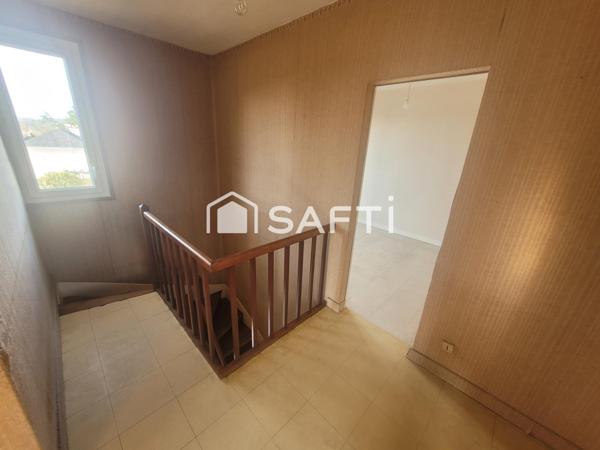 MAISON 3ch + Garage + Cabanon + Jardin + Parking