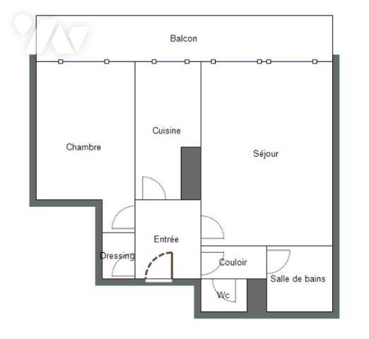 Appartement au 10ème étage, vue dégagée