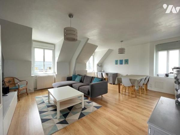 SAINT-MALO – Espérance/Rocabey - T3 dernier étage - Jardin privatif - Celliers - 71.03 m²